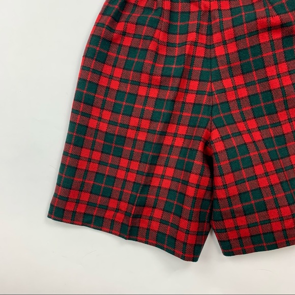 Vintage Norton McNaughton Wool Blend Plaid Shorts Sz 8 - Picture 7 of 12